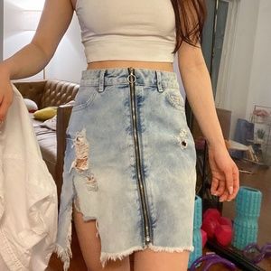 Zara Denim Skirt XS